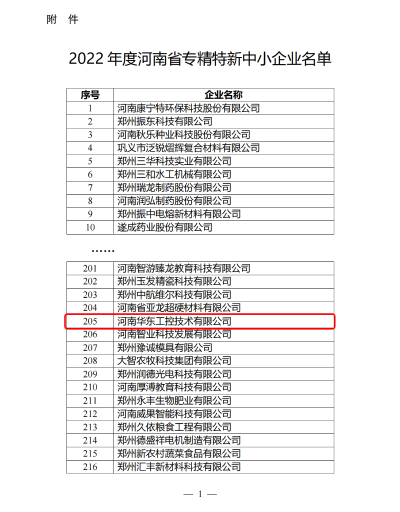 專(zhuān)精特新名單