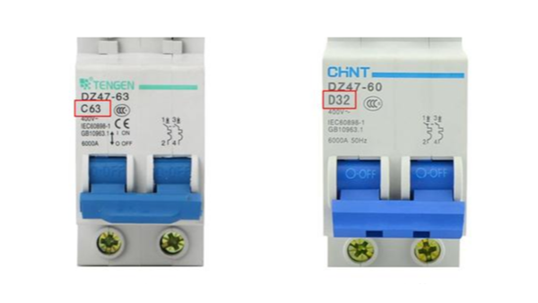 空氣開關C型與D型如何選擇？